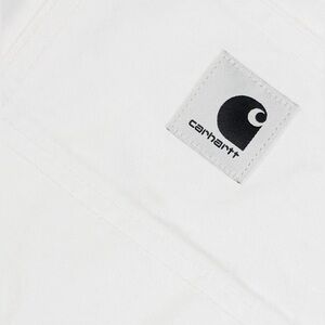 CARHARTT WIP Canvas Mini Skirt in White Canvas